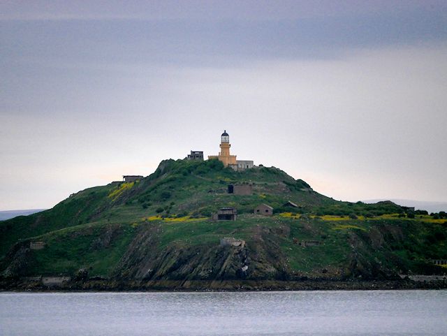 Inchkeith, the site of James IV's experiment. There were no buildings on the island at the time.